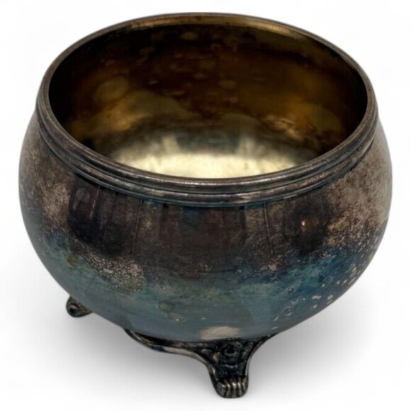 Vintage 1881 Rogers Glenrose 6 Pc Silverplate Tea Set W Tray - Picture 8 of 14